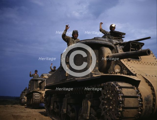 M-3 tank, Ft. Knox, Ky., 1942. Creator: Alfred T Palmer.