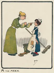 M the Meek 1903. Artist: John Hassall