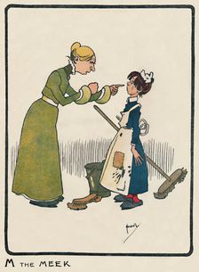 M the Meek 1903. Artist: John Hassall