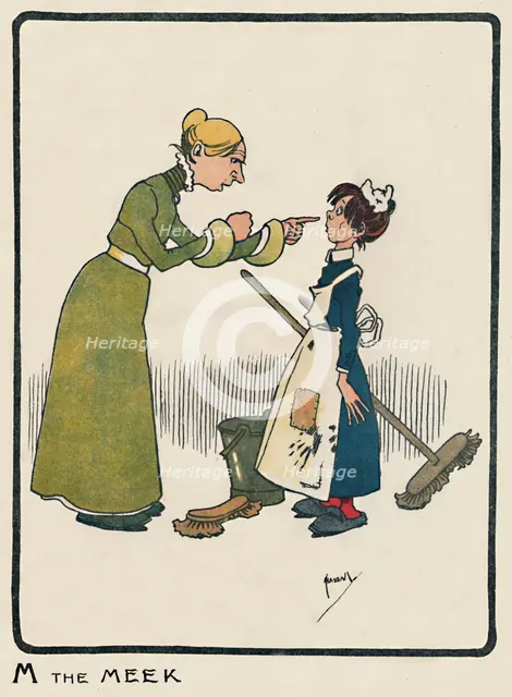 'M the Meek', 1903. Artist: John Hassall.