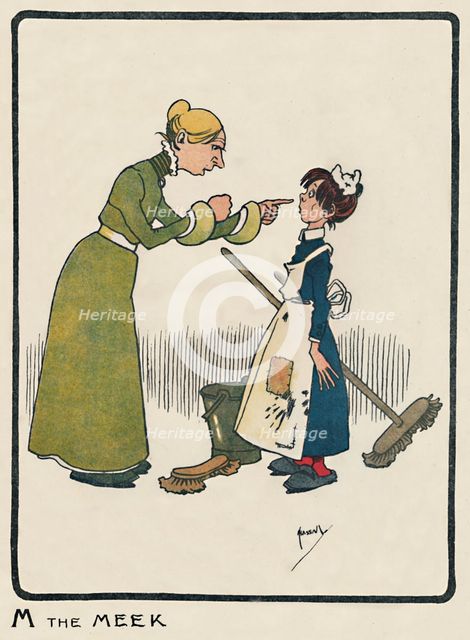 'M the Meek', 1903. Artist: John Hassall.