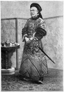 M Tseng, Chinese minister in Paris, 1895.Artist: Armand Kohl