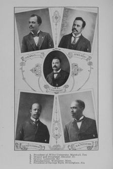 M.W. Dogan ; James Kelly ; E. Hansberry ; Walter M. Coshburn ; W.R. Pettiford, 1902. Creator: Unknown