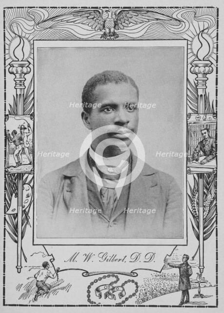 M. W. Gilbert, D. D. [recto], 1902. Creator: Unknown.