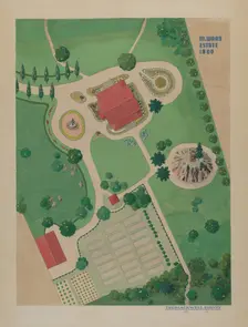 M. Ward Estate, c. 1936. Creator: Helen Miller