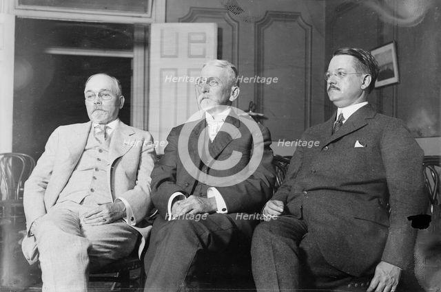 M.A. Knapp, Wm. Lee Chambers, G.W.W.Hangar, 1913. Creator: Bain News Service.