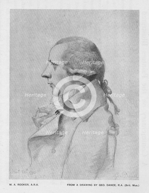 'M.A. Rooker, A.R.A.', 1793, (c1900). Creator: Unknown.