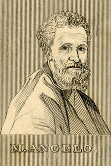 M. Angelo (1475-1564), 1830. Creator: Unknown