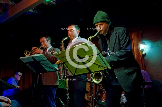 M Armstrong, S Melling, S Mayne and M Lockett, Bull's Head, Barnes, London, 2014. Artist: Brian O'Connor.