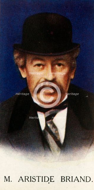'M. Aristide Briand', 1927. Creator: Unknown.