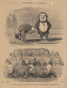 M. Berger, dit le superbe ..., 19th century. Creator: Honore Daumier