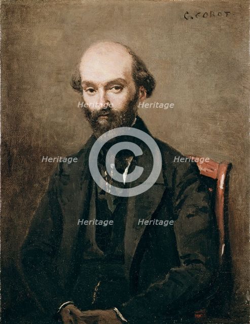M. Bison, 1852. Artist: Jean-Baptiste-Camille Corot.