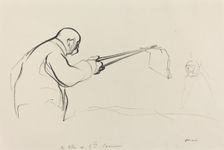 M. Clemenceau. La lettre du Cte Czernin, c. 1914/1919. Creator: Jean Louis Forain