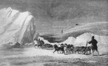 M'cLintock's Search Party Finding One of Franlin's Cairns at Cape Herschel c1859, (1928)