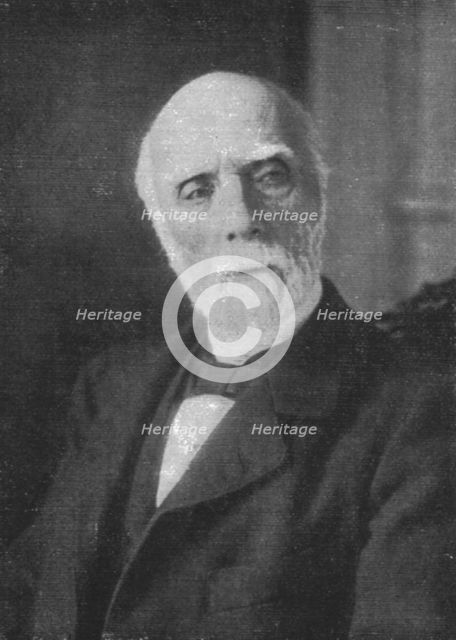 ' M. de Freycinet, qui presidait la Commission senatoriale de l'Armee avant d'entrer..., 1916. Creator: Henri Manuel.