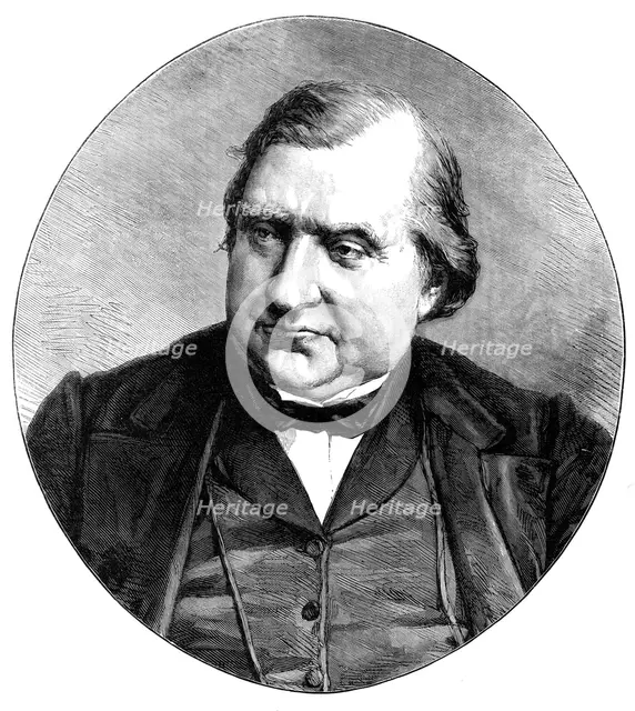 M. Ernest Renan, member of the French Institute (Hibbert Lecturer), 1880. Creator: Unknown.