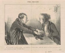 M. Frémouillot je vous y prends, vous connaissez..., 1841. Creator: Honore Daumier