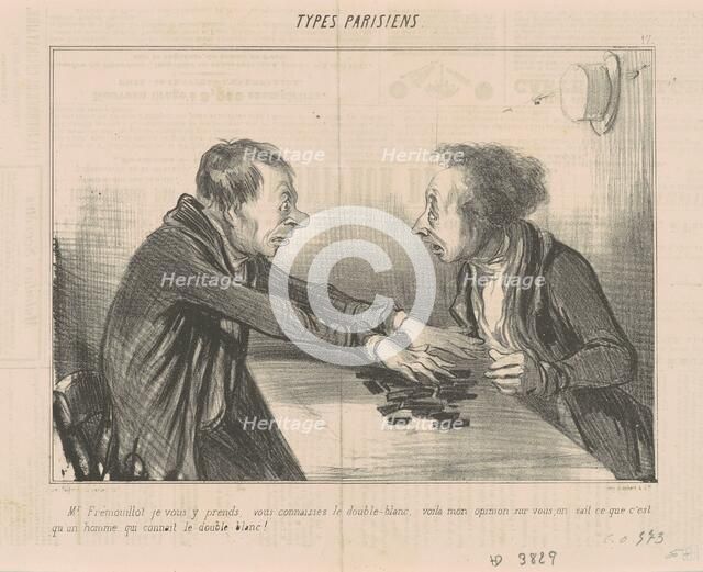 M. Frémouillot je vous y prends, vous connaissez..., 1841. Creator: Honore Daumier.