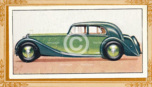 'M.G. Two-Litre Saloon', c1936. Artist: Unknown.
