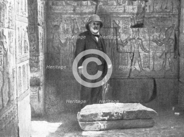 'M. Gaston Maspero; L'egyptologue Maspero, photographie en janvier 1912 alors qu'il..., 30 juin 1916 Creator: Unknown.