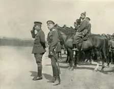 M. Kerensky Saluting The Troops July 1917, (1919). Creator: Unknown