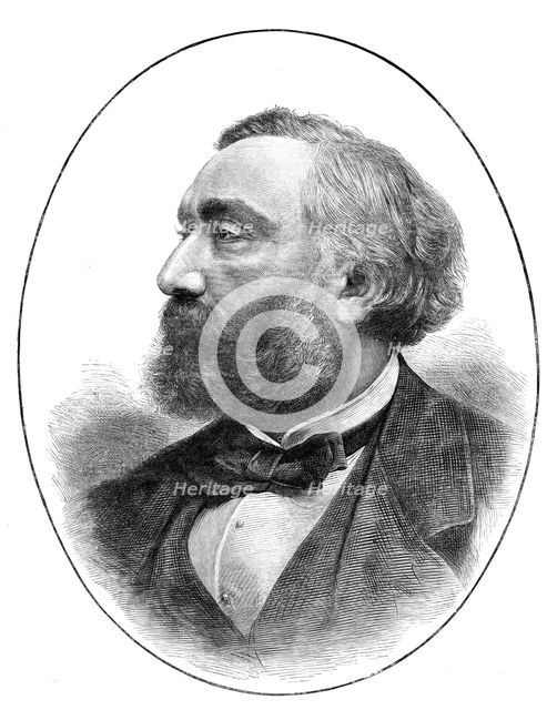 M. Leon Gambetta, Prime Minister of the French Republic, 1881. Creator: Unknown.