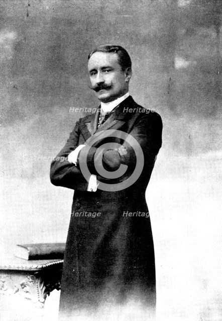 M. Paul Deschanel, the newly elected President of the French Chamber of Deputies, 1898.  Creator: Eugene Pirou.