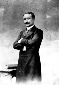 M. Paul Deschanel, the newly elected President of the French Chamber of Deputies, 1898. Creator: Eugene Pirou