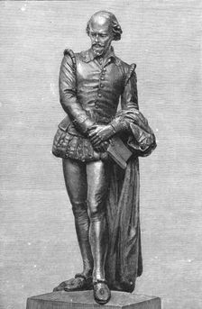 'M. Paul Fournier's Statue of Shakespeare, presented to the city of Paris by Mr. Knighton 1888. Creator: Paul Fournier