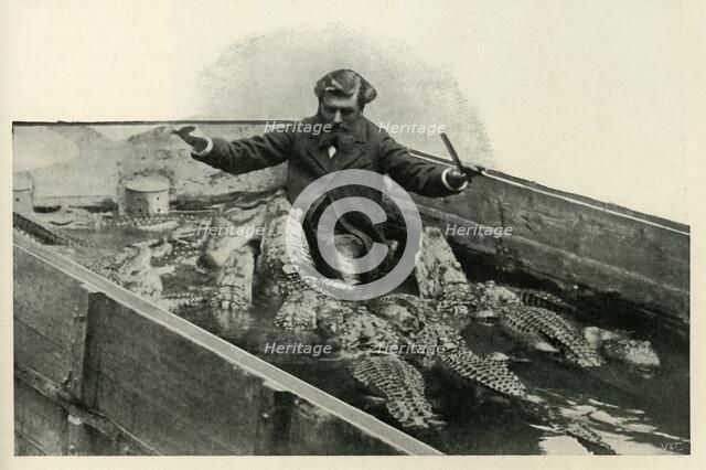 'M. Pernelet and his Pets', 1902. Creator: Unknown.