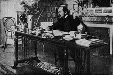M. Rostand in his Library c1902, (1903). Creator: Unknown
