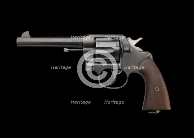 M1917 Revolver issued by US Army during WWI to Charles H. Houston, Jan 2018. Creator: Colt's Patent Fire Arms Manufacturing Company.