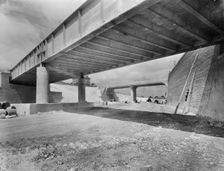 M1 Motorway, Challney, Luton, Bedfordshire, 06/07/1959. Creator: John Laing plc