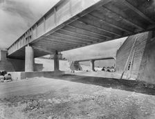 M1 Motorway, Challney, Luton, Bedfordshire, 06/07/1959. Creator: John Laing plc