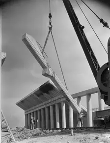 M1 Motorway, Structure 66 Railway Underbridge, Quinton, Northamptonshire, 11/09/1958. Creator: John Laing plc