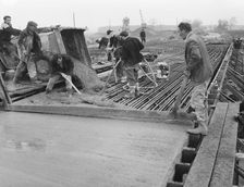 M1 Motorway, Structure 63, Forest Road, Hanslope, Milton Keynes, 24/03/1959. Creator: John Laing plc
