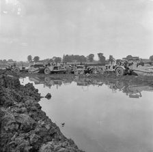 M1 Motorway, Watford, Daventry, Northamptonshire, 06/1958. Creator: John Laing plc