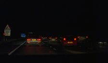 M27 motorway during evening rush-hour 2018. Creator: Unknown