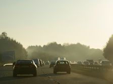 M27 motorway during morning rush-hour 2017. Creator: Unknown