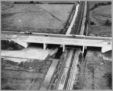 M6 Motorway, Cresswell Viaduct, M6, Cresswell, Stafford, Staffordshire, 07/1962. Creators: Aerofilms, Aero Pictorial Limited