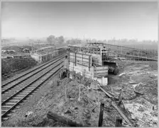 M6 Motorway, Acton Trussell and Bednall, South Staffordshire, Staffordshire, 12/1960. Creator: John Laing plc
