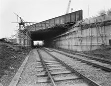 M6 Motorway, Acton Trussell and Bednall, South Staffordshire, Staffordshire, 13/04/1961. Creator: John Laing plc