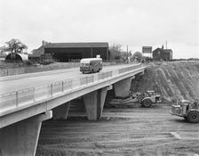 M6 Motorway, Audley Rural, Newcastle-under-Lyme, Staffordshire, 13/06/1962. Creator: John Laing plc