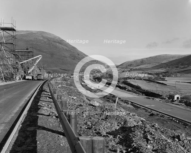 M6 Motorway, Grayrigg, South Lakeland, Cumbria, 27/02/1970. Creator: John Laing plc.