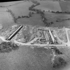 M6 Motorway, Doxey, Seighford, Stafford, Staffordshire, 28/03/1961. Creator: John Laing plc