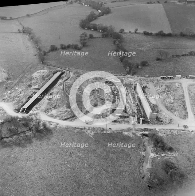 M6 Motorway, Doxey, Seighford, Stafford, Staffordshire, 28/03/1961. Creator: John Laing plc.