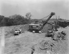 M6 Motorway, Keele, Newcastle-under-Lyme, Staffordshire, 07/06/1961. Creator: John Laing plc