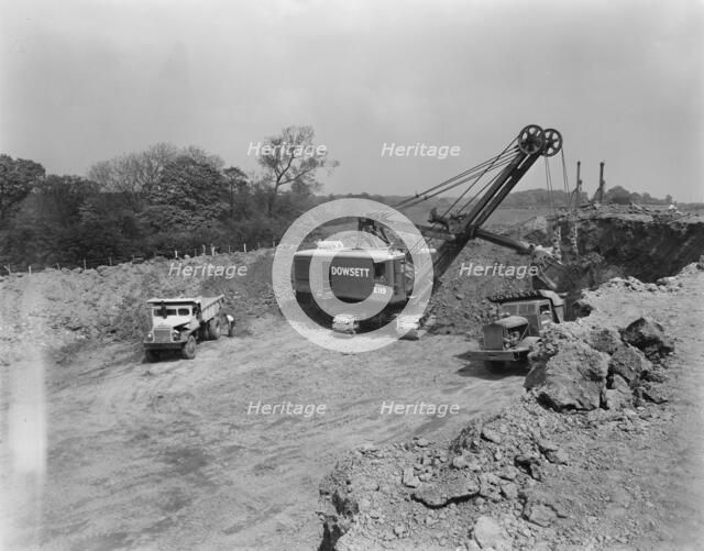 M6 Motorway, Keele, Newcastle-under-Lyme, Staffordshire, 07/06/1961. Creator: John Laing plc.