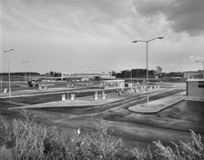 M6 Motorway, Keele Service Area, Keele, Newcastle-under-Lyme, Staffordshire, 02/10/1963. Creator: John Laing plc