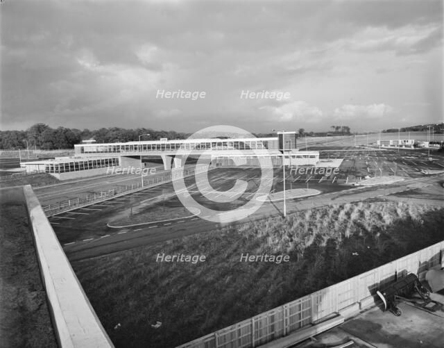 M6 Motorway, Keele Service Area, Keele, Newcastle-under-Lyme, Staffordshire, 02/10/1963. Creator: John Laing plc.